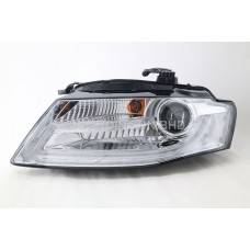 AUDI A4 B8 09-12 Chrome Projector Head Lamp w Light Bar Driving Lamp